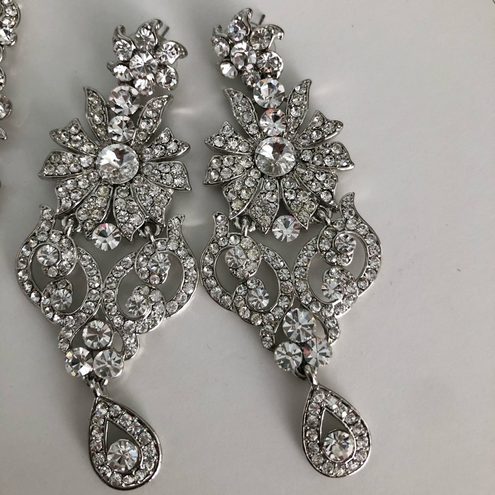 Indian silver necklace set - Picture 6 of 12